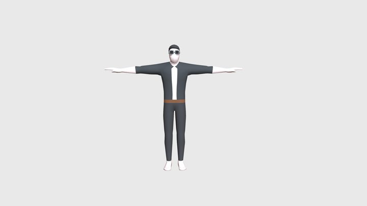 Cool Man 3D Model