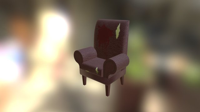 1940s Room - Chair Asset 3D Model