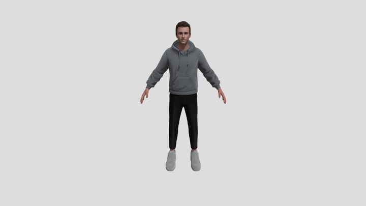 BaptisteSWaving 3D Model
