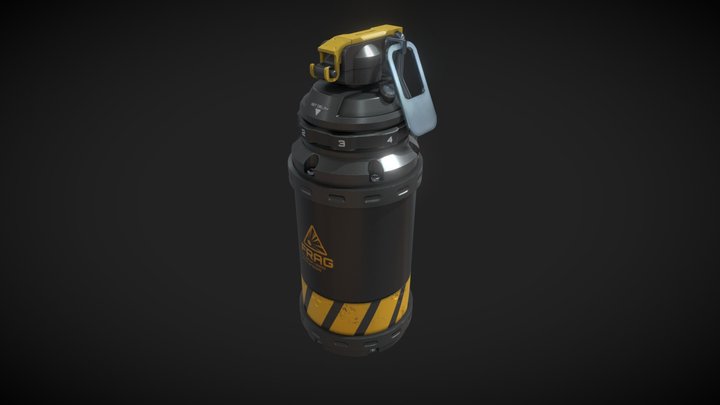 Sci-Fi Grenades Pack 3D Model