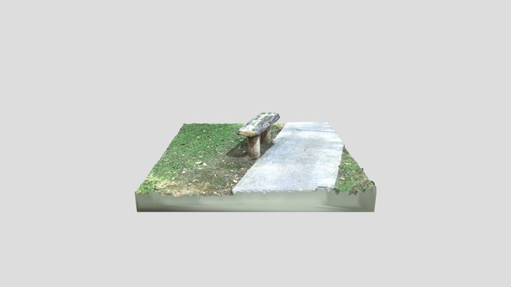 Bench at Park 3D Model