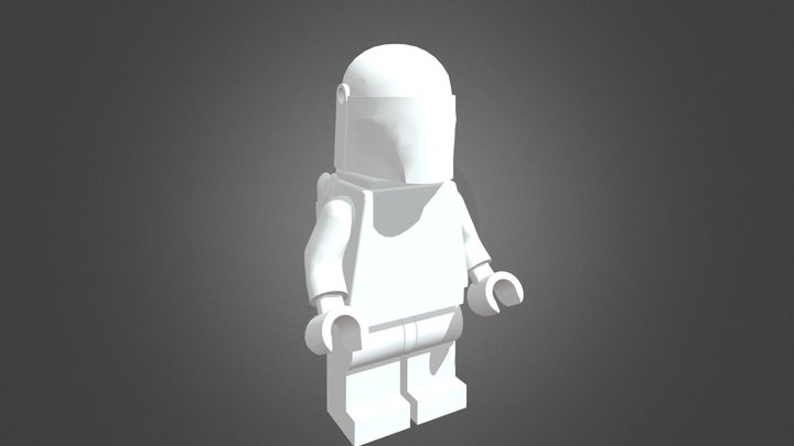 Lego Boba fett Model 3D Model