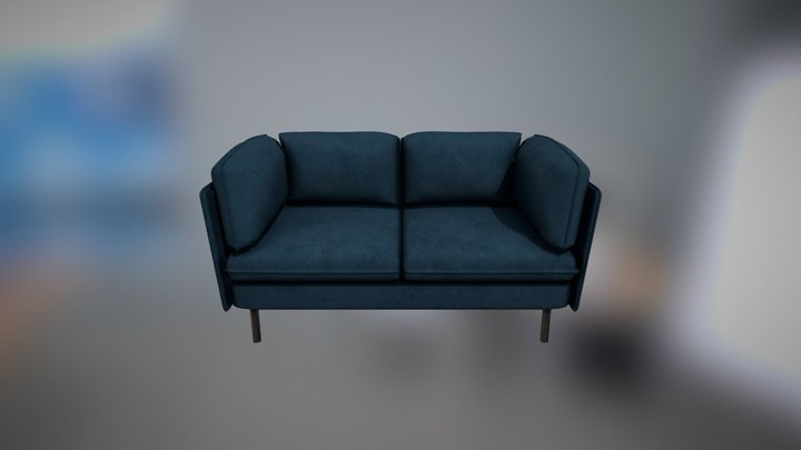 CANAP DONKERTURKOOIS 3D Model