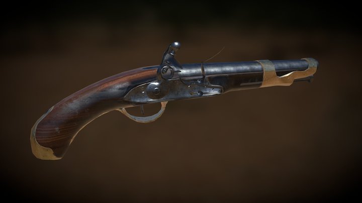 Renaissance Gun 3D Model