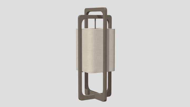 Retro Homestay Hotel Decorative Lamps 3D Model