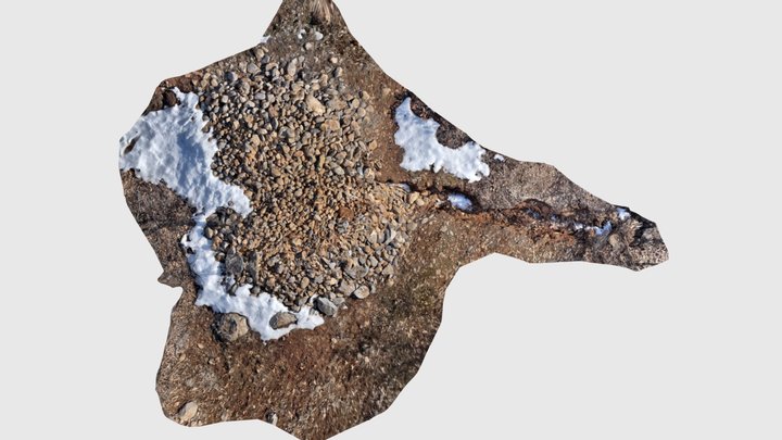Offset rock pile 3D Model