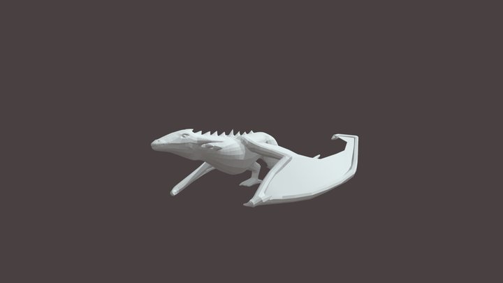 Dragon Game Resolution 3D Model