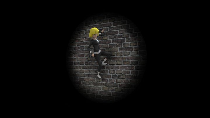 Heroine Character 3D Model