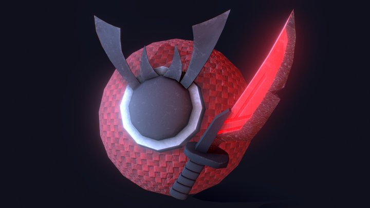 Cyber Sword and Shield 3D Model