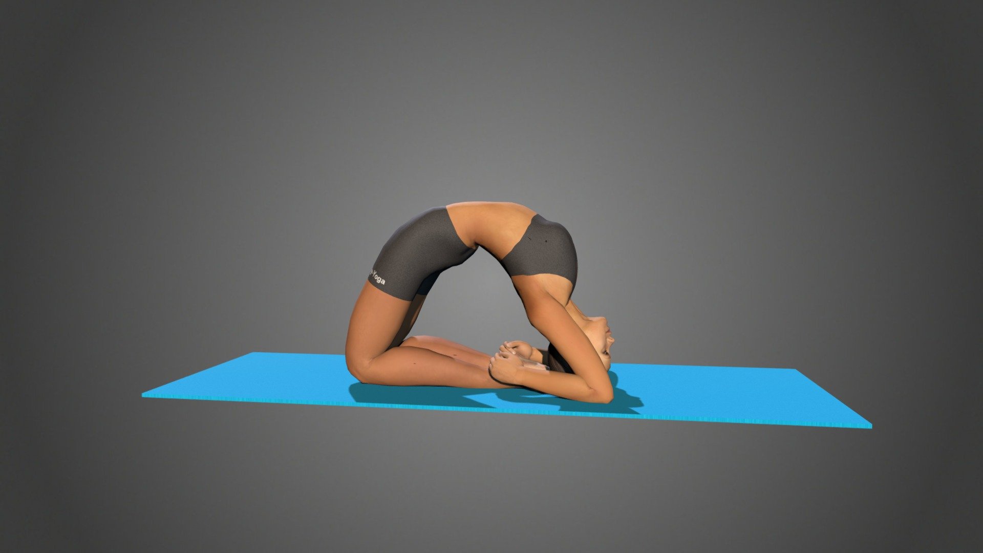 Yoga Pose - Kapotasana — Sketchfab embed 3D viewer