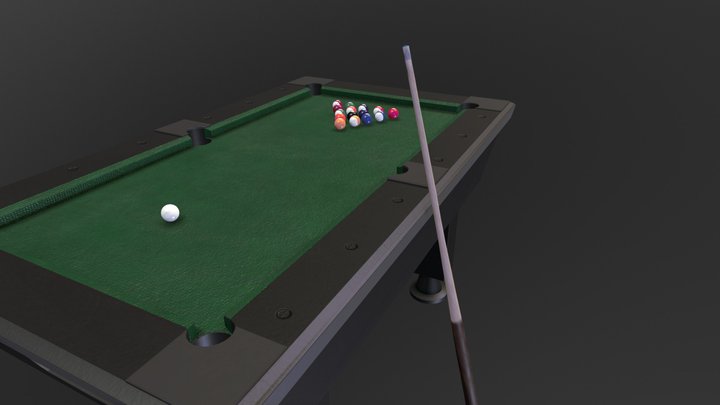 Pool Set 3D Model