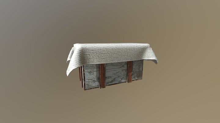 Military crate 3D Model