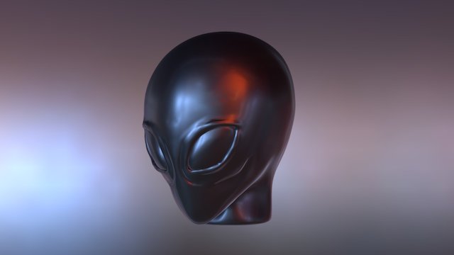 SofViCK: Alien Head that you can carve 3D Model