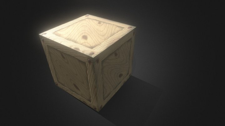 Crate 3D Model