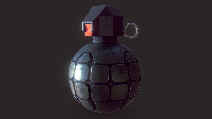 Halo Frag by AbiSV 3D Model