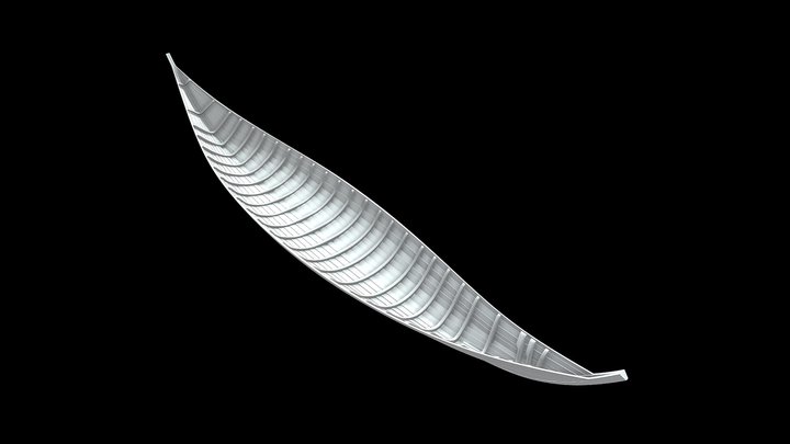 Sutton Hoo Ship: Minimum Reconstruction Model 3D Model