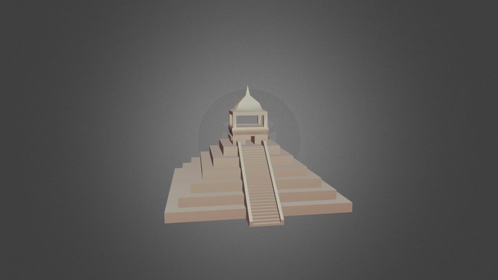 Mayan Pyramid 3D Model