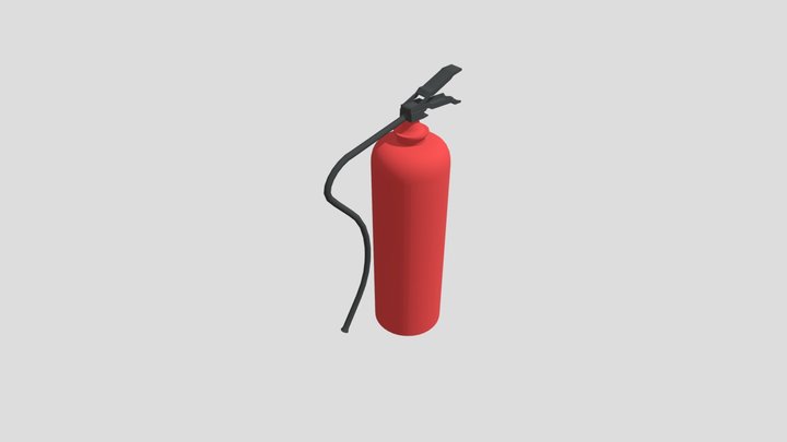 fire extinguisher 3D Model