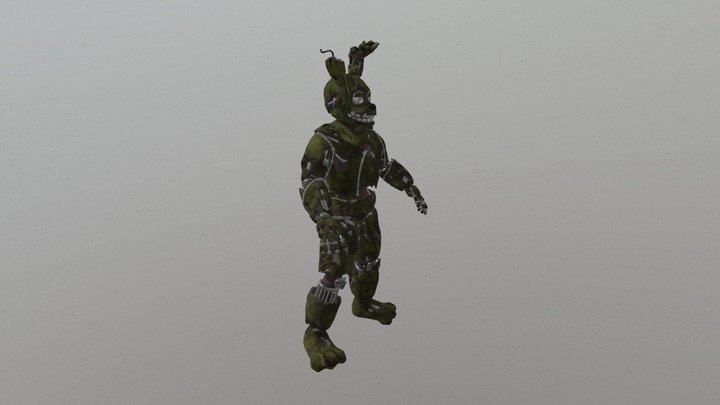 Bite by Night springtrap 3D Model