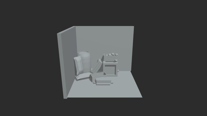 Esquina Mercado 3D Model