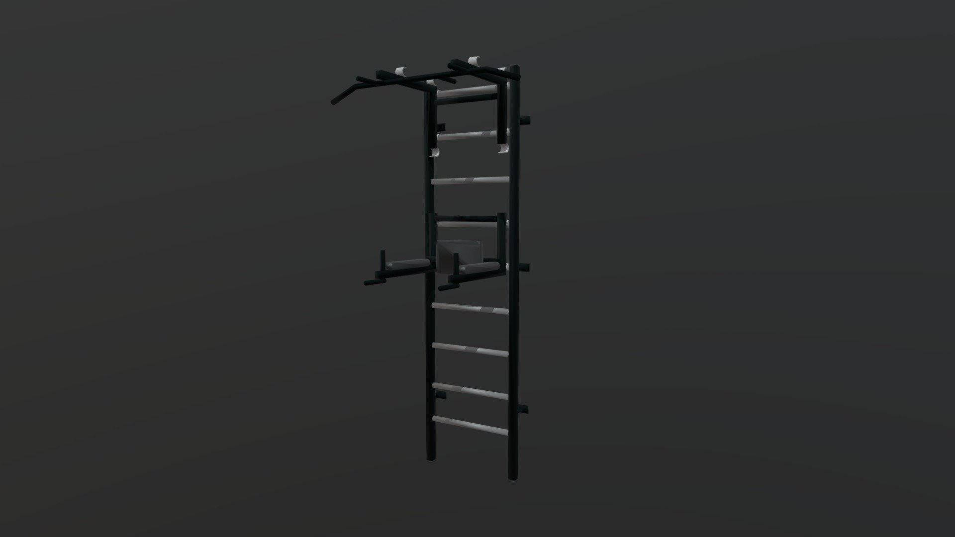 WALL BAR SET WORKOUT STATION WINNER BLACK 4
