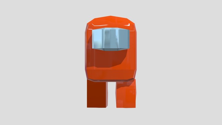 Low poly Among Us 3d Pack 3D Model