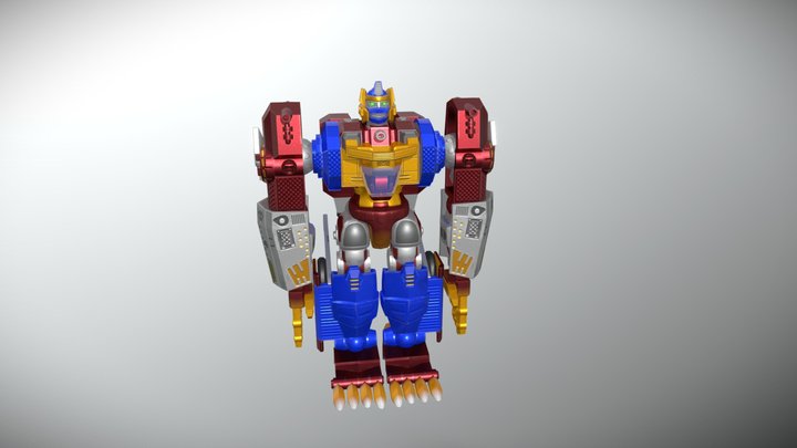 Optimal Optimus(黑猩猩队长) 3D Model