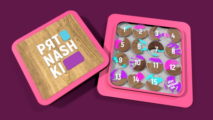 Puzzle tag 15 3D Model