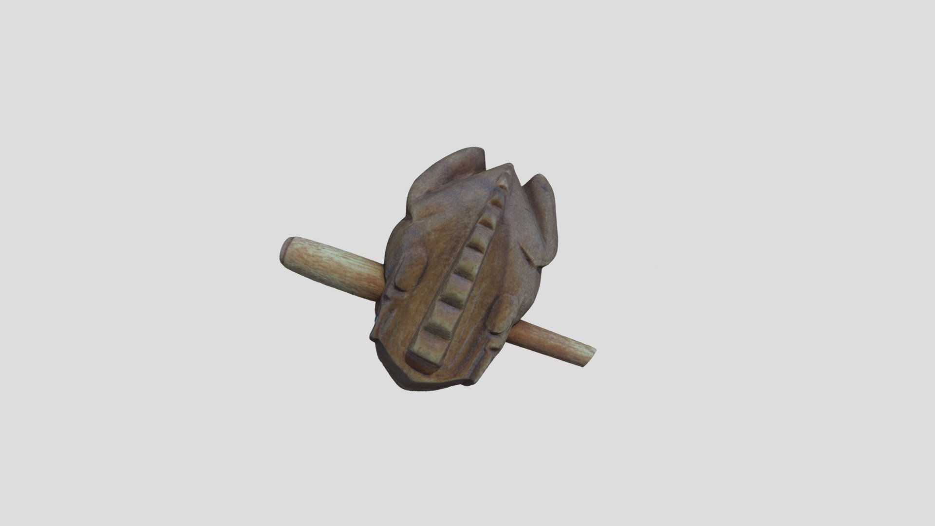 Wooden Percussion Frog