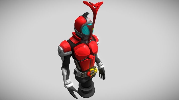 Z Sculpt - Kamen Rider Kabuto 3D Model