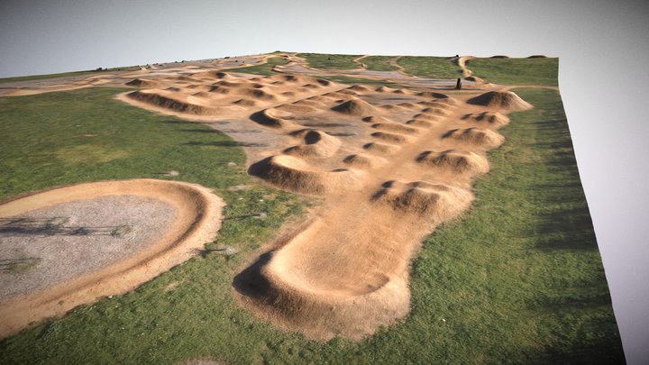 The Hill Mountain Bike Track 3D Model