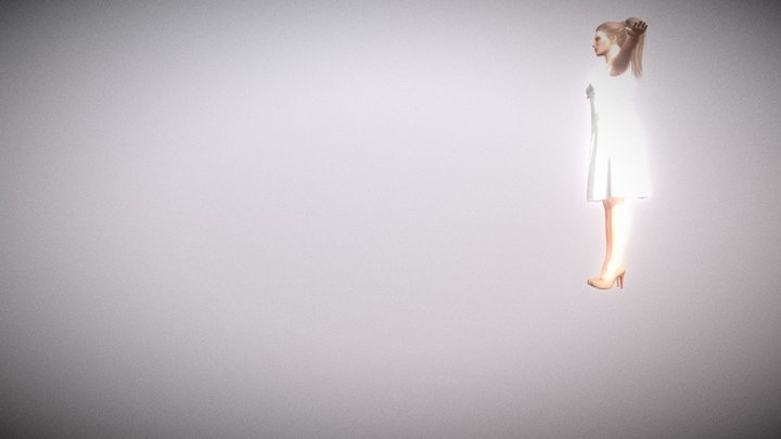 Dancing girl 3D Model