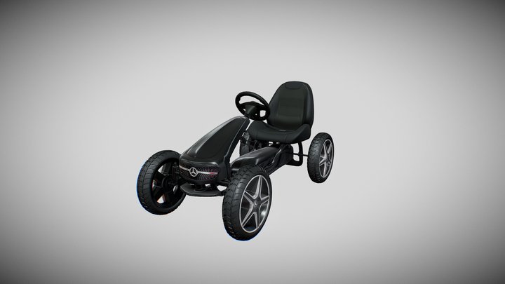 Mercedes Gokart 3D Model