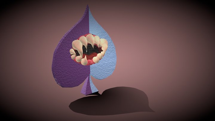 Spade - Teeth Out 3D Model
