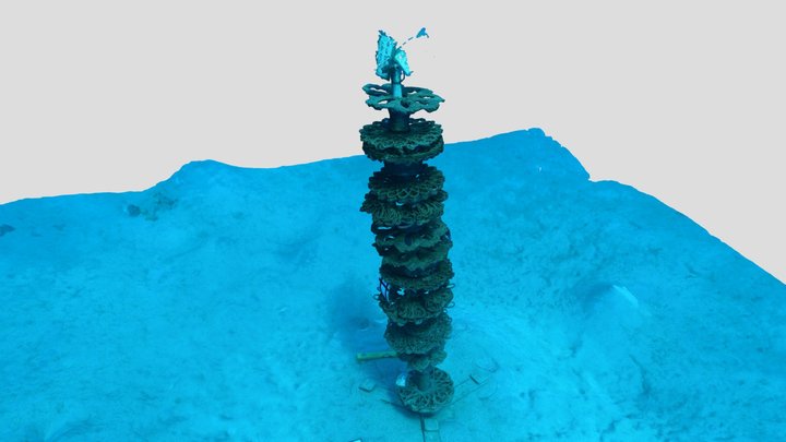 Artificial Reef Clay 3D Model