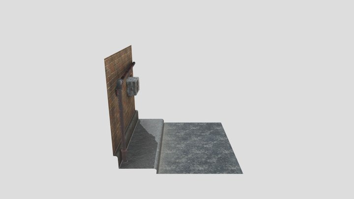 Alley way 3D Model