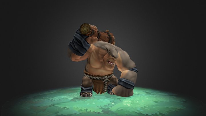 Troll animated character 3D Model