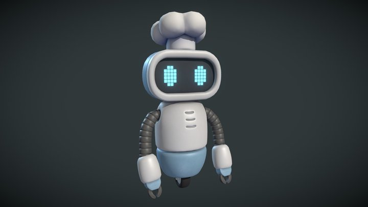 Robot Chef MARC 3D Model