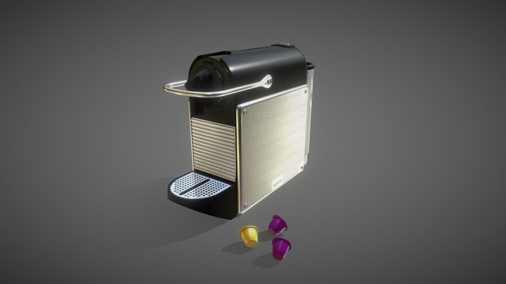 Cafetera Nespresso PIXIE 3D Model