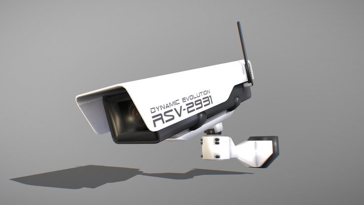 Security Camera (Animaton) - Postal 2 3D Model