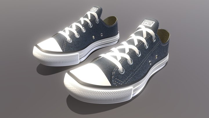 Converse sneakers 3D Model