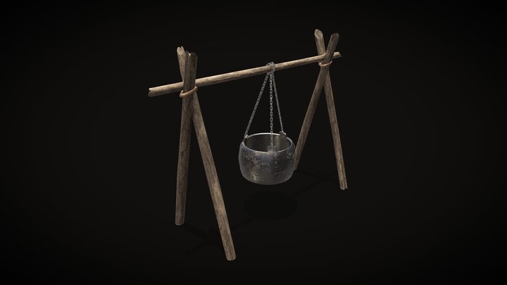 Chain Cauldron 3D Model