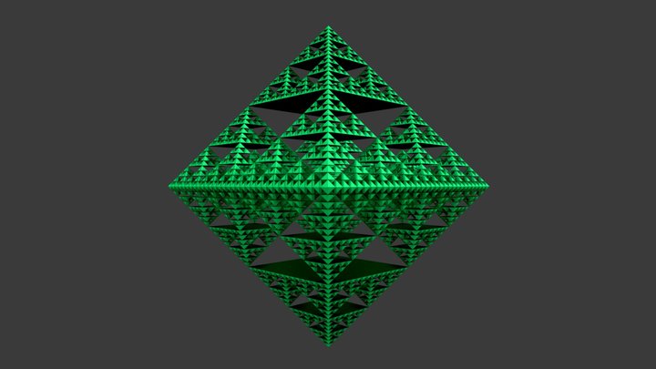 Sierpinski Diamond 3D Model