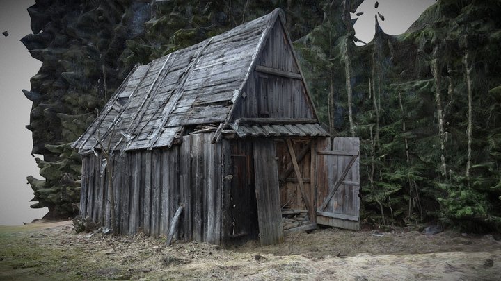 Poland, Zakopane, Old barn – Modello 3D gratuito STL