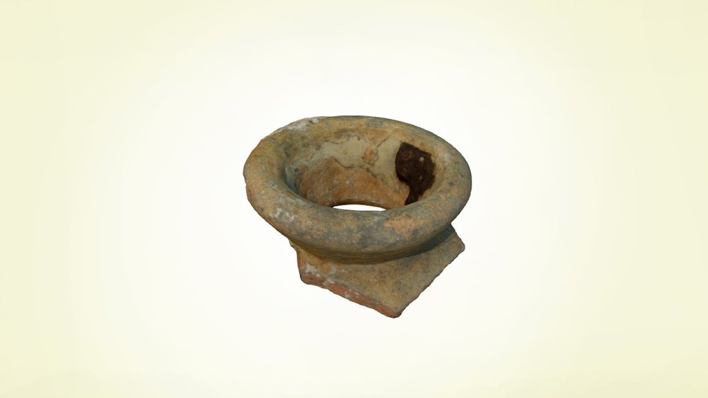 Olive Jar Rim BAH1992-0984a, St. Johns Wreck - 3D model by The Mel ...