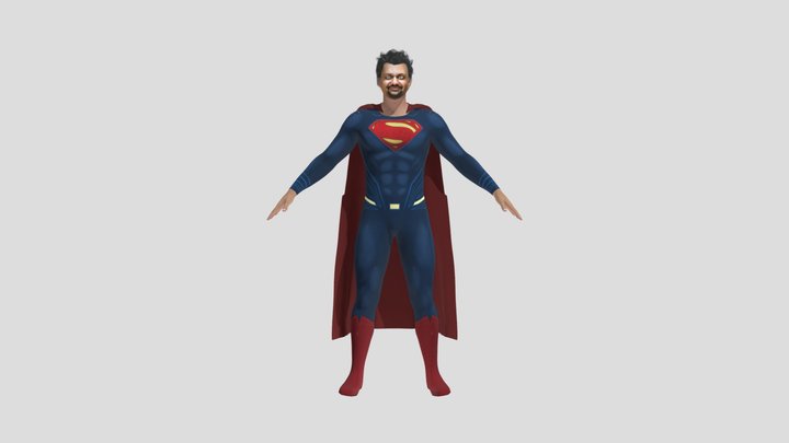 Pakistani Superman 3D Model