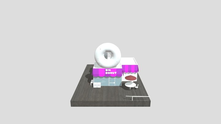 Big Donut from Steven Universe 3D Model