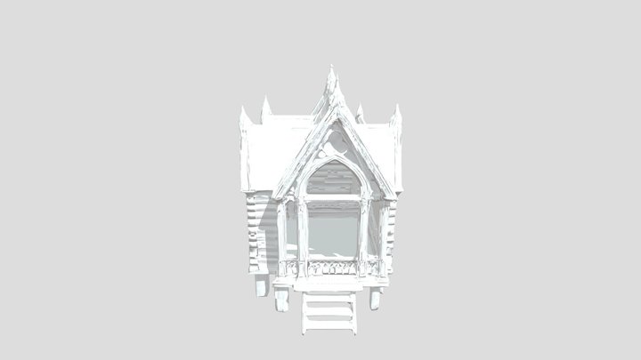 gothic reliquary shrine 3D Model