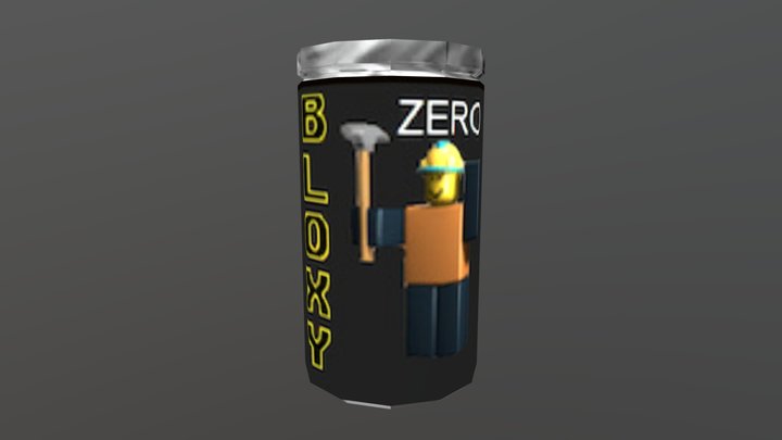 Bloxy Cola Zero 3D Model
