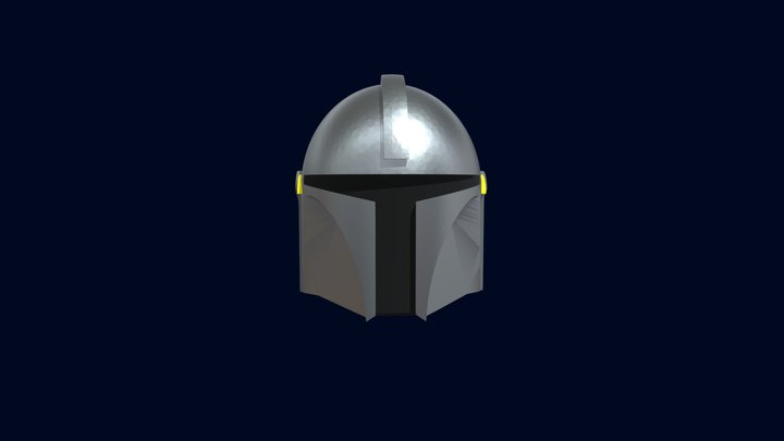 A mandalorian helmet 3D Model